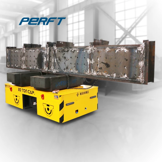 120-Ton Electrical Trackless Transfer Cart For Aluminum Product Transport factory