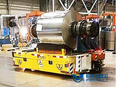 Steel Coil V Shape AGV Transfer Cart