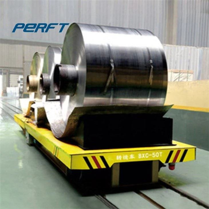 Steel Plate Motorized Transfer Trolley