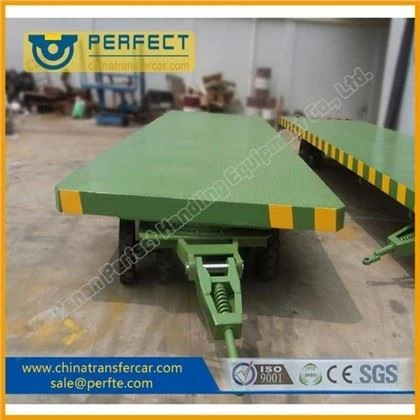 Trailer Datar Berat India Untuk Material Transportasi