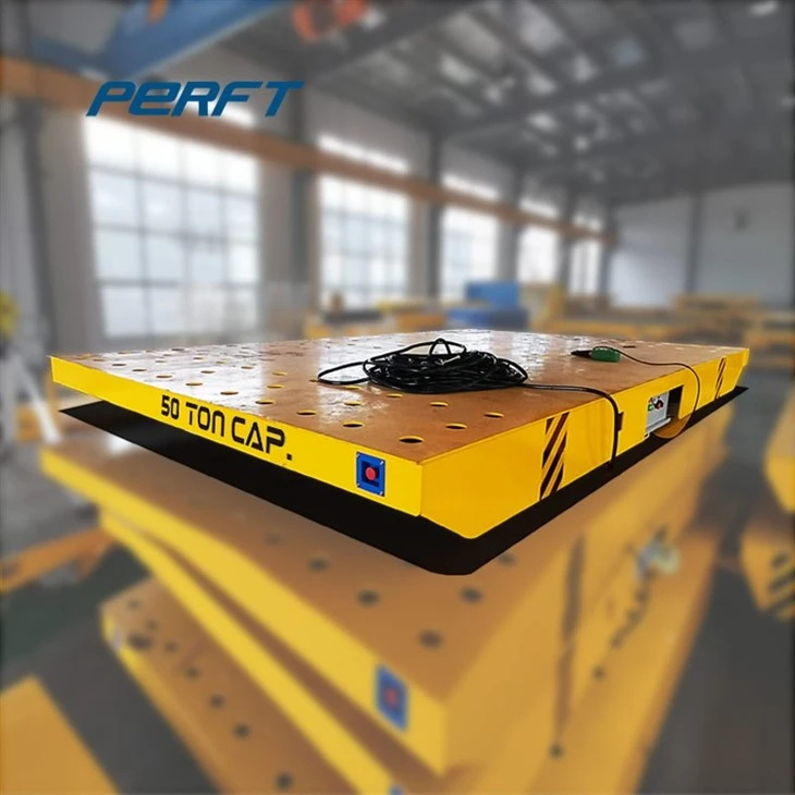 Industrial Die Transfer Cart For Marble Slab Transport 50 Ton